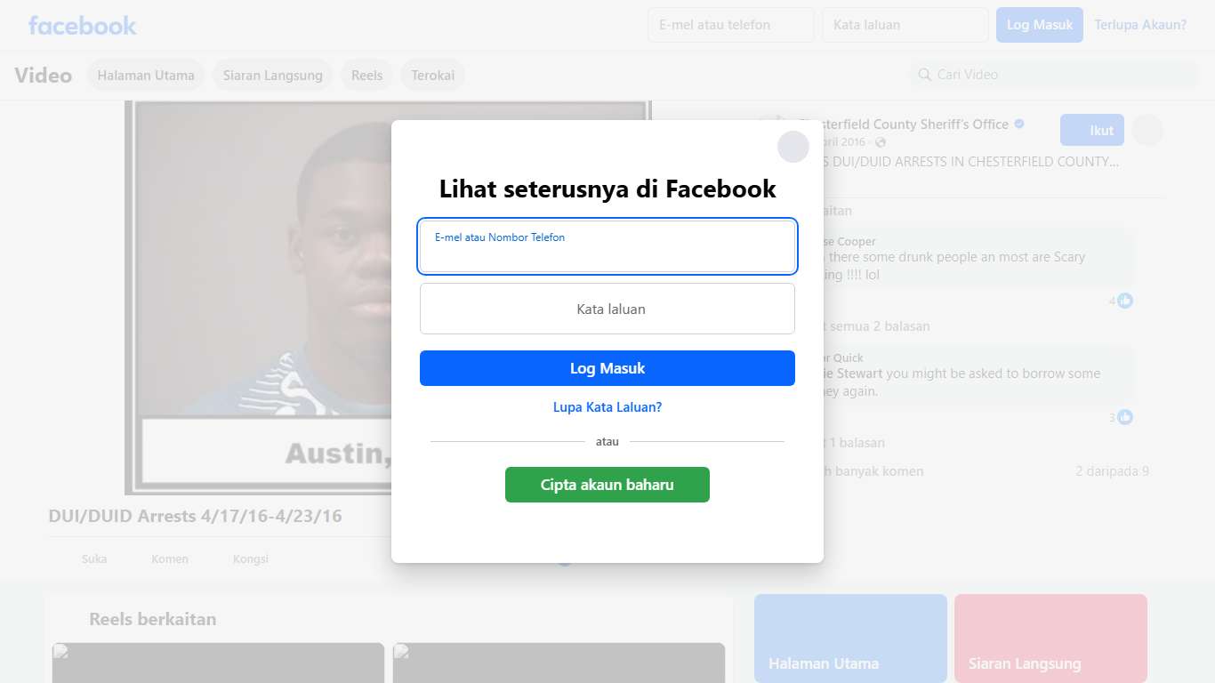 THIS WEEK’S DUI/DUID ARRESTS IN CHESTERFIELD COUNTY The below photographs are of those individuals who were arrested for driving under the influence of alcohol and/or drugs in Chesterfield County, during the last week (April 17th–23rd 2016) and brought to the Chesterfield County Jail where the Sheriff’s Office processed or “booked" them following their arrest. Please keep in mind that these individuals are innocent until proven guilty in Court. | Chesterfield County Sheriff’s Office | Facebook